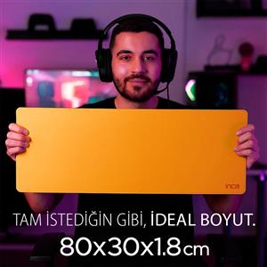 Inca IMP-019KS  Gamıng Mat Deri 800x300 mm XL Mousepad