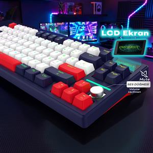 INCA IKG-460İX PRO EMPOUSA WHITE SWITCH SOFTWARE  MEKANIK GAMING KLAVYE