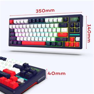 INCA IKG-460İX PRO EMPOUSA WHITE SWITCH SOFTWARE  MEKANIK GAMING KLAVYE