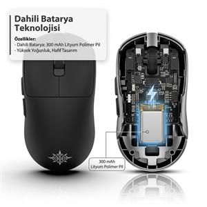 INCA IMG-330İX PRO EMPOUSA 26000 DPI KABLOSUZ GAMING MOUSE