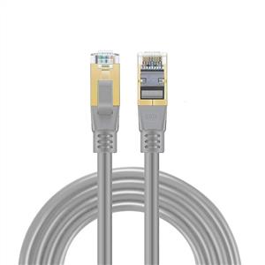 Inca ICAT8-15G Cat8 S/FTP 40Gbps 2000Mhz High Speed %100 Copper Network Kablo 15 Metre-Gri