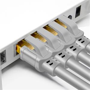 Inca ICAT8-20G Cat8 S/FTP 40Gbps 2000Mhz High Speed %100 Copper Network Kablo 20 Metre-Gri