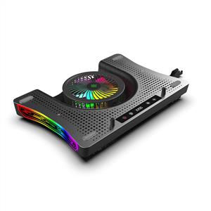 Inca 619GMS 10-19" Çelik Ledli Kontrol Paneli 2800+200Rpm 7 kademeli RGB Notebook Soğutucu