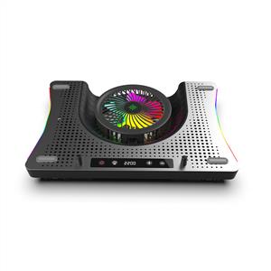 Inca 619GMS 10-19" Çelik Ledli Kontrol Paneli 2800+200Rpm 7 kademeli RGB Notebook Soğutucu