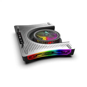 Inca 619GMS 10-19" Çelik Ledli Kontrol Paneli 2800+200Rpm 7 kademeli RGB Notebook Soğutucu