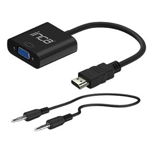 INCA HDMI TO VGA JAKLI SES KABLOSU DAHİL 20CM