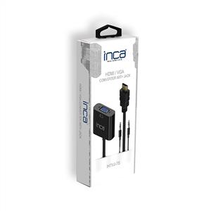 INCA HDMI TO VGA JAKLI SES KABLOSU DAHİL 20CM