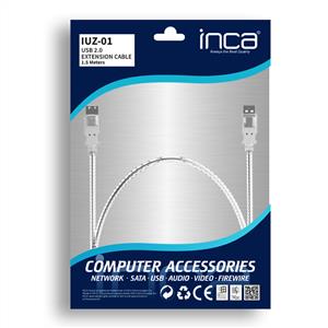 INCA USB UZATMA KABLOSU USB 2.0 1,5M