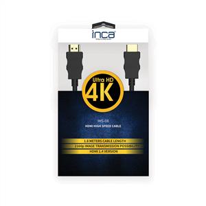 INCA 4K ULTRA HD 3D HDMI KABLO 1.4  ALTIN UÇLU 1.8M