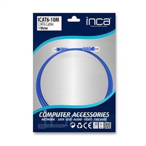 INCA CAT6 26 AVG BLİSTER 1M- (MAVİ)