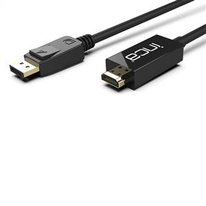 INCA IDPH-01 DİSPLAYPORT TO HDMI KABLO ALTIN UÇLU BLİSTER 1,8M