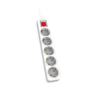 Inca IPW-44GB3 5 port Akım Korumalı Led Tuşlu Priz 3M - Beyaz