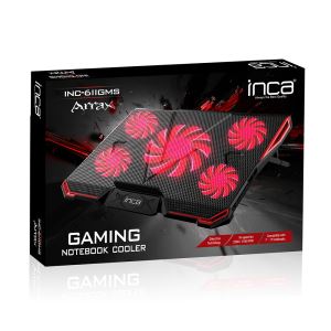 INCA INC-611 GMS ARRAX GAMING NOTEBOOK  SOĞUTUCU 5X FAN , 6 KADEMELİ ,2X USB