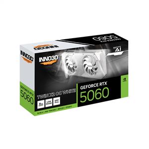 INNO3D GeForce RTX 5060 TWIN X2 OC WHITE 8GB GDDR7 128Bit DLSS 4 Ekran Kartı