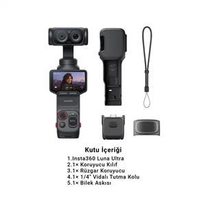 Insta360 Luna Ultra Standard Bundle Gimbal (Siyah)