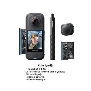 Insta360 X4 Air 8K Aksiyon Kamera / Starter Bundle