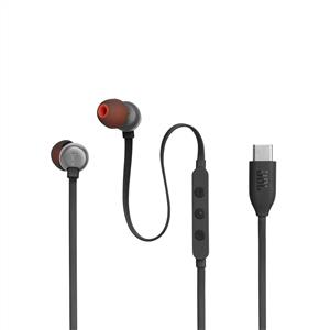 JBL Tune 310C USB-C Kablolu Kulakiçi Kulaklık - Siyah