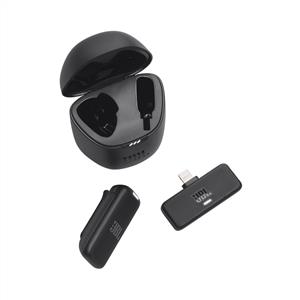 JBL Quantum Stream Kablosuz Lightning Yaka Mikrofonu - Siyah