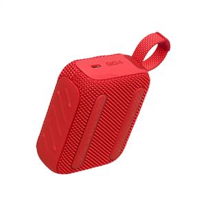 JBL GO 4 BLUETOOTH HOPARLÖR - KIRMIZI
