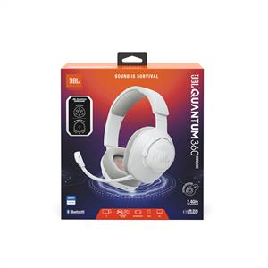 JBL Quantum 360 Gaming Kablosuz Kulaklık - Beyaz