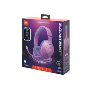 JBL Quantum 360 Gaming Kablosuz Kulaklık - Mor