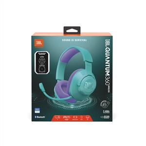 JBL Quantum 360 Gaming Kablosuz Kulaklık - Yeşil
