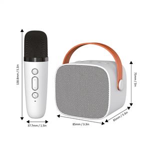 JWIN BK-320 TAŞINABİLİR MİKROFONLU SD KART BLUETOOTH SPEAKER - BEYAZ