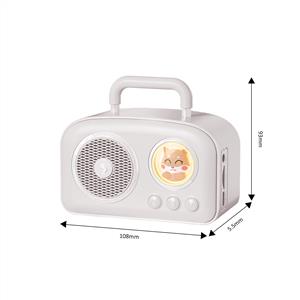 JWIN BR-220 TAŞINABİLİR FM SD KART BLUETOOTH SPEAKER - BEYAZ