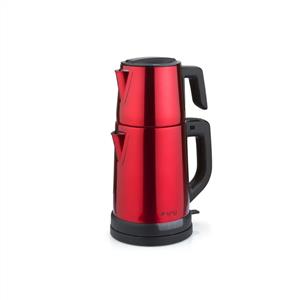 King Kcm331 Tea Pro Inox Çay Makinesi (Kırmızı)