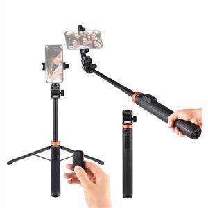 Kingjoy M080 Ayarlanabilir Tripod ve Selfie Çubuğu (47.5cm - 176.5cm)