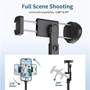 Kingjoy ASS-1 Ayarlanabilir Tripod ve Selfie Çubuğu (30,5cm – 155cm)