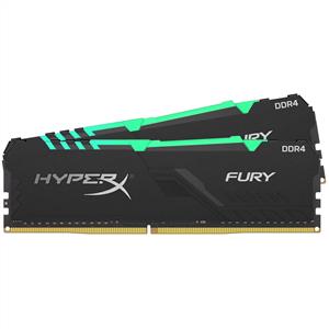 KINGSTON HYPERX 32GB DDR4 3600MHz 32GB×2 Kingston 32GB (2x16GB) HyperX Fury RGB DDR4 3600MHz CL18 PC RAM