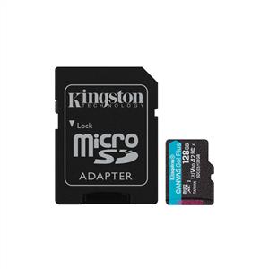 Kingston Canvas Go Plus 128 GB Class 10 Adaptörlü Hafıza Kartı (170MB/S/90MB/S)