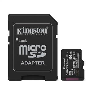 Kingston Canvas Select Plus 64 GB Class 10 Adaptörlü Hafıza Kartı (100MB/S)