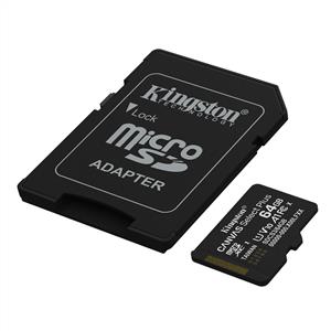 Kingston Canvas Select Plus 64 GB Class 10 Adaptörlü Hafıza Kartı (100MB/S)