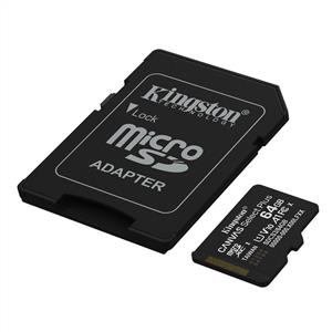 Kingston Canvas Select Plus 64 GB Class 10 Adaptörlü Hafıza Kartı (100MB/S)