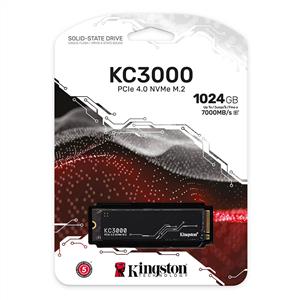 Kingston 1024GB KC3000 Serisi NVMe M.2 SSD (Okuma 7000MB / Yazma 6000MB)