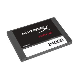 Kingston 240GB HyperX Fury 3D Serisi Sata 3.0 (Okuma 500MB / Yazma 500MB)