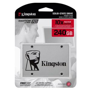 Kingston 240GB UV400 Serisi Sata 3.0 Cache SSD (Okuma 550MB / Yazma 490MB)