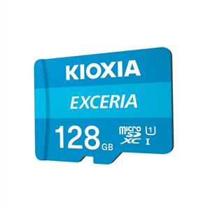 Kioxia 128 GB Exceria Micro SDHC UHS-1 Hafıza Kartı (100MB/sn)
