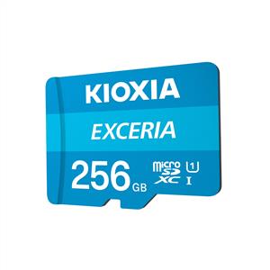 Kioxia 256 GB Exceria Micro SDHC UHS-1 Hafıza Kartı (100MB/sn)