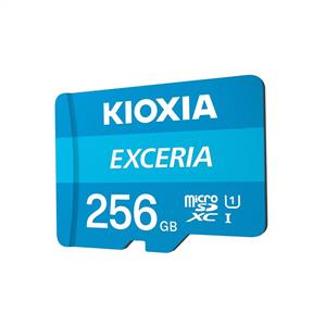 Kioxia 256 GB Exceria Micro SDHC UHS-1 Hafıza Kartı (100MB/sn)