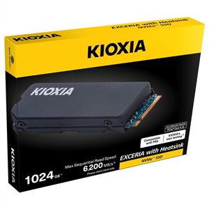 KIOXIA Exceria Heatsink 1TB NVMe M.2 SSD (6200MB Okuma / 4900MB Yazma)