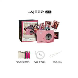 Laiser Z5s Instant Kamera (Pembe)