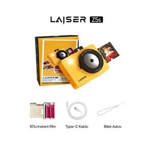 Laiser Z5s Instant Kamera (Sarı)