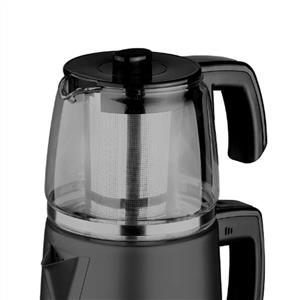 Leggno GRM102GTMBK Gourmet Pro Cam Demlikli Çaycı & Çay Makinesi Siyah