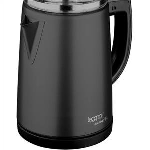Leggno GRM102GTMBK Gourmet Pro Cam Demlikli Çaycı & Çay Makinesi Siyah