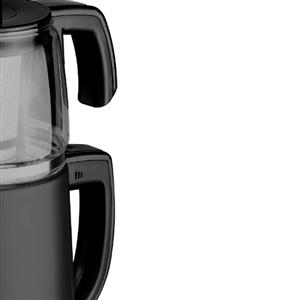 Leggno GRM102GTMBK Gourmet Pro Cam Demlikli Çaycı & Çay Makinesi Siyah