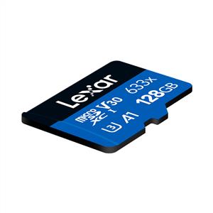 Lexar High Performance 128 GB 633X Adaptörlü Hafıza Kartı (100MB/S-45MB/S)