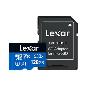 Lexar High Performance 128 GB 633X Adaptörlü Hafıza Kartı (100MB/S-45MB/S)